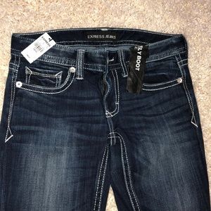 NEW Express Barely Boot Jeans